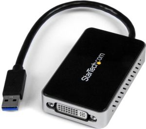 Adapter USB StarTech USB - DVI Czarny  (USB32DVIEH) 1