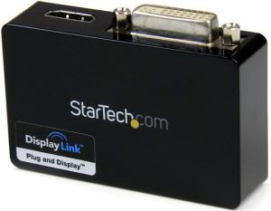 Stacja/replikator StarTech USB - HDMI - DVI Czarny  (USB32HDDVII) 1