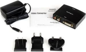 Adapter AV StarTech HDMI - DVI-I + RCA (Cinch) x2 czarny (DVI2HDMIA) 5