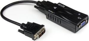 Adapter AV StarTech DVI-D - D-Sub (VGA) czarny (DVI2VGACON) 1