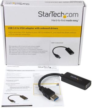 Adapter USB StarTech USB-A - VGA Czarny  (USB32VGAV) 5