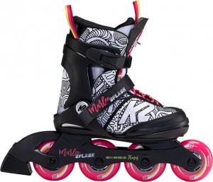 Rolki K2 Łyżworolki Marlee Splash 2021 czarno-różowe r. L (35-40) 1