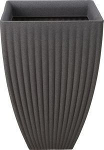 Donica Lotus wysoka szara 60 cm 1