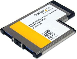 Kontroler StarTech ExpressCard/​54 - 2x USB 3.0 (ECUSB3S254F) 1