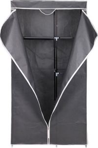 Saska Garden Szafa tekstylna, garderoba ciemno szara 90x45x170CM universal 7