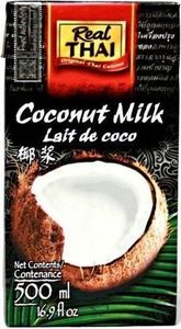 Real Thai Mleko kokosowe w kartonie (85% wyciągu z kokosa) 500ml - Real Thai 1