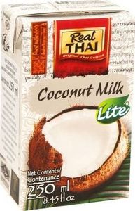 Real Thai Mleko kokosowe Lite (55% wyciągu z kokosa) 250ml - Real Thai 1