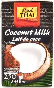 Real Thai Mleko kokosowe (85% wyciągu z kokosa) w kartonie 250ml - Real Thai 1