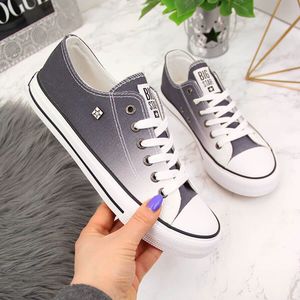 Big Star Trampki niskie damskie ombre czarne Big Star HH274128 37 1