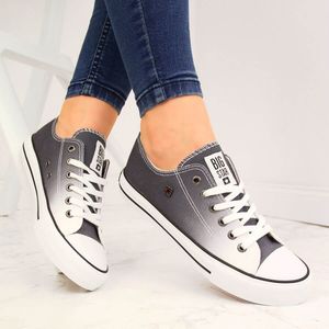 Big Star Trampki niskie damskie ombre czarne Big Star HH274128 40 6