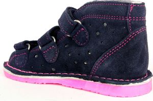 Danielki Obuwie dziewczęce Danielki TA125 profilaktyczne granatowy + róż 31 4