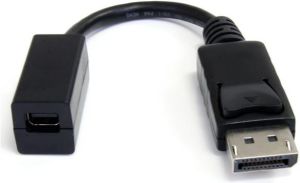 Adapter AV StarTech DisplayPort Mini - DisplayPort czarny (DP2MDPMF6IN) 1