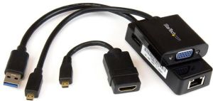 Adapter AV StarTech HDMI Micro - HDMI HDMI Micro - D-Sub (VGA) czarny (LENYMCHDVUGK) 1
