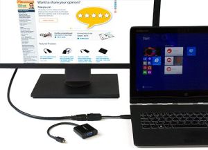 Adapter AV StarTech HDMI Micro - HDMI HDMI Micro - D-Sub (VGA) czarny (LENYMCHDVUGK) 3