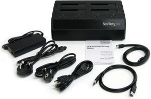Stacja dokująca StarTech 4 BAY USB 3.0 HARD DRIVE DOCK (SATDOCK4U3E) 9