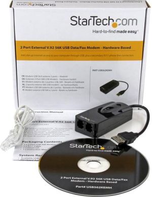 Kabel USB StarTech USB FAX MODEM - 56K (USB562KEMH) 4