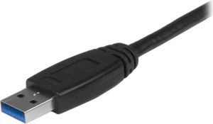 Kabel USB StarTech USB-A - USB-A 2 m Czarny (USB3LINK) 2