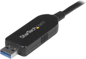 Kabel USB StarTech USB-A - USB-A 2 m Czarny (USB3LINK) 3