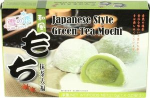 Yuki & Love Mochi, ryżowe ciasteczka z zieloną herbatą 210g - Yuki & Love 1