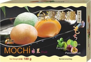 Awon Mochi, ryżowe ciasteczka, mix owocowy 180g - AWON 1
