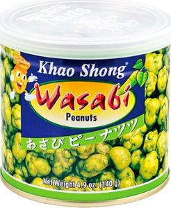 Khao Shong Orzeszki ziemne z wasabi, puszka 140g - Khao Shong 1