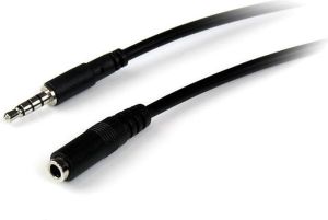 Kabel StarTech Jack 3.5mm - Jack 3.5mm 2m czarny (MUHSMF2M) 1