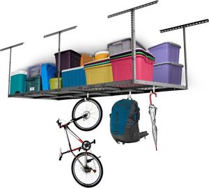 Ergosolid SG38B - Półka garażowa sufitowa metalowa Solidna udźwig 250 kg! 5