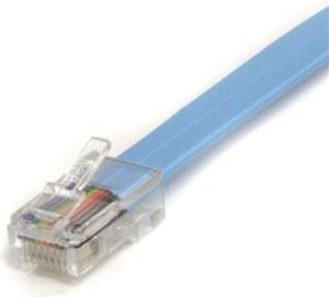 StarTech kabel rollover, cisco, 1.8m, niebieski 2