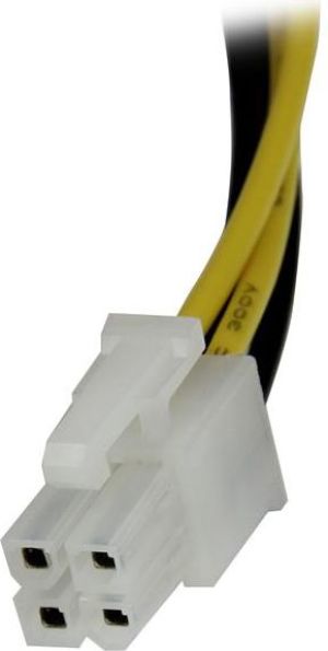 StarTech ATX/EPS 4-pin - ATX/EPS 4-pin, 0.2m, Żółty (ATXP4EXT) 3