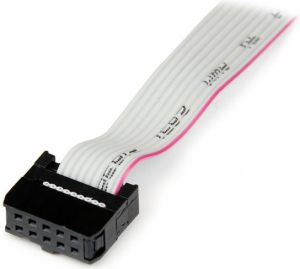 StarTech DB-9 - IDC-10, 0.4m, Szary (PLATE9M16) 2