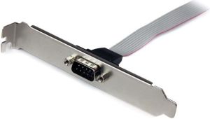 StarTech DB-9 - IDC-10, 0.4m, Szary (PLATE9M16) 3