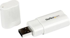 Adapter USB StarTech USB - Jack 3.5mm Biały  (ICUSBAUDIO) 1