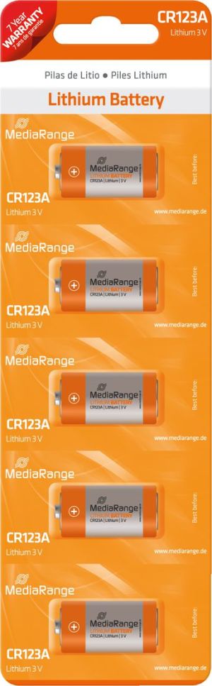 MediaRange Bateria CR123 1300mAh 1 5szt. 1