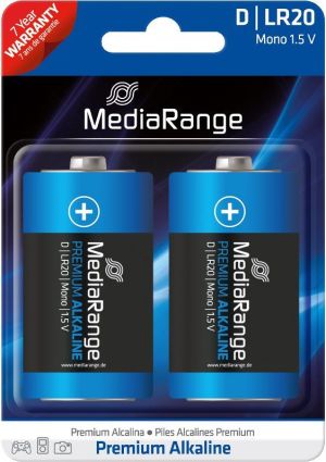 MediaRange Bateria D / R20 2 szt. 1