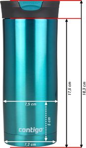 Contigo Kubek termiczny Contigo Huron 470ml - Biscay Bay 5