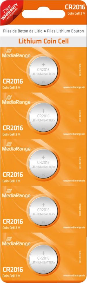 MediaRange Bateria CR2016 5 szt. 1