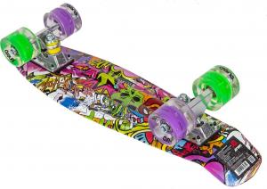 Deskorolka Enero Deskorolka plastikowa 22 cale graffiti 4