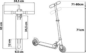 Hulajnoga Upominkarnia Spiderman Czerwony (9946) 3