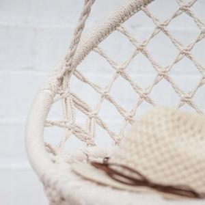 Funfit Huśtawka ogrodowa ażurowa fotel wiszący bocianie gniazdo 7