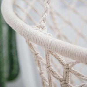 Funfit Huśtawka ogrodowa ażurowa fotel wiszący bocianie gniazdo 8