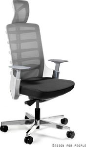 Krzesło biurowe Unique Spinelly Szare 1