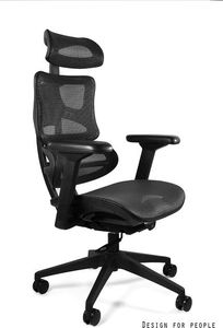 Krzesło biurowe Unique Ergotech Czarne 1