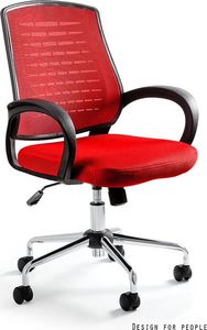 Krzesło biurowe Unique Award Czerwone 1
