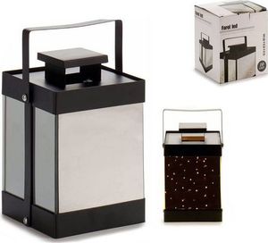 Lampa stołowa Gift Decor Latarnia LED Czarny Metal Metal Lustro 10 (12,5 x 18,5 x 12,5 cm) 1