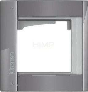 Bticino Zestaw domofonowy dwurodzinny podtynkowy panel SFERA Stalowoszary + 2 unifony Classe 100 A16E Bticino 364234D himp 4