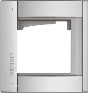 Bticino Ramka z uchwytem do paneli Sfera - 1 moduł - Aluminium Legrand 350211 himp 1