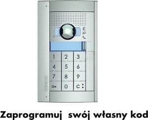 Bticino Zestaw wideodomofonowy czarny Classe 300X13 z WiFi klawiatura numeryczna + Panel SFERA New Bticino 365911B himp 2