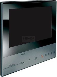 Bticino Zestaw wideodomofonowy czarny Classe 300X13 z WiFi klawiatura numeryczna + Panel SFERA New Bticino 365911B himp 4