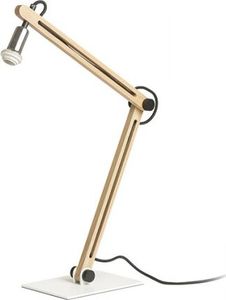 Lampka biurkowa Redlux Drewniany Redlux stelaż do lampy nocnej NIZZA R12947 1