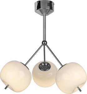 Lampa sufitowa Witek Home Lampa Jabłko MC5069-3 srebrna 1